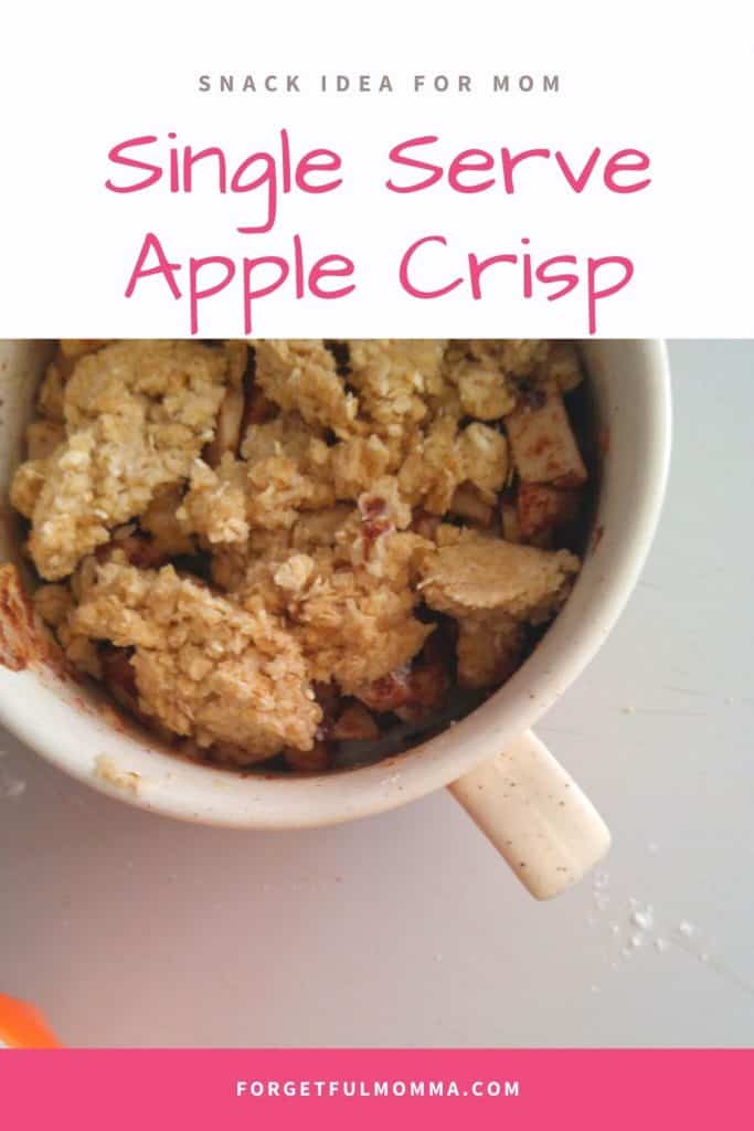 5 Minute Single Serve Apple Crisp Momma