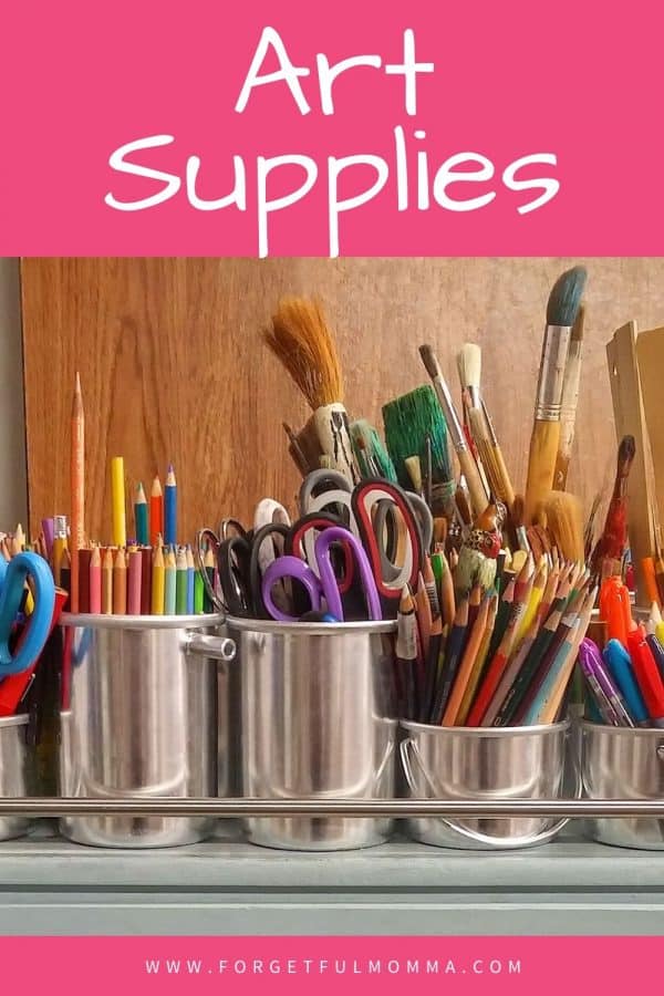 Buying Art Supplies for Your Homeschool