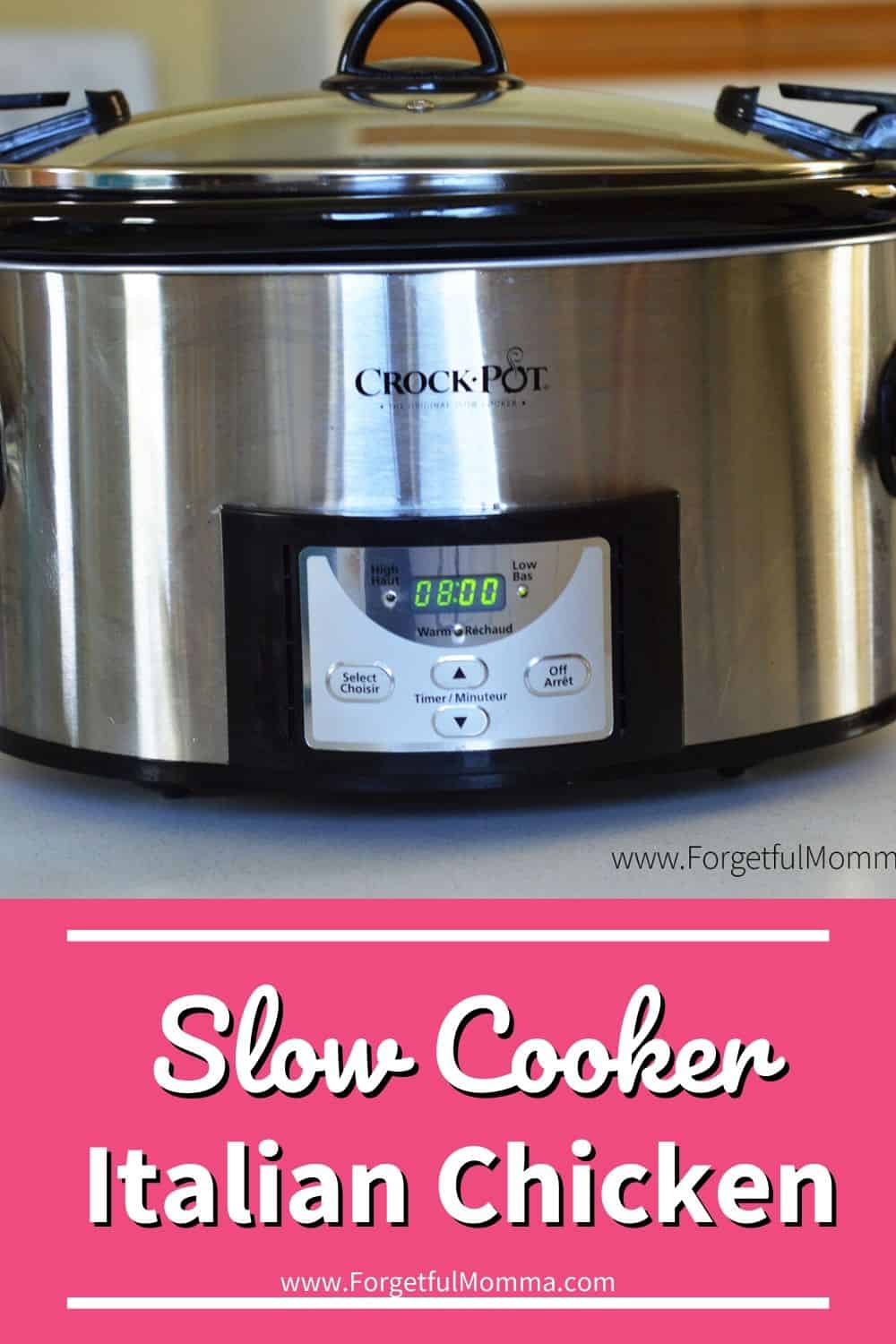 Slow Cooker Italian Chicken
