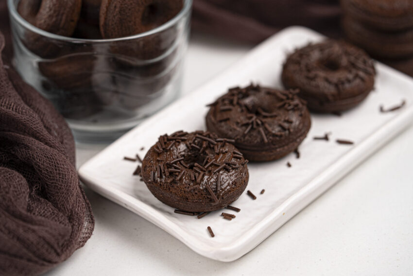 Mini donuts ready to eat