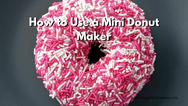 How to Use a Mini Donut Maker