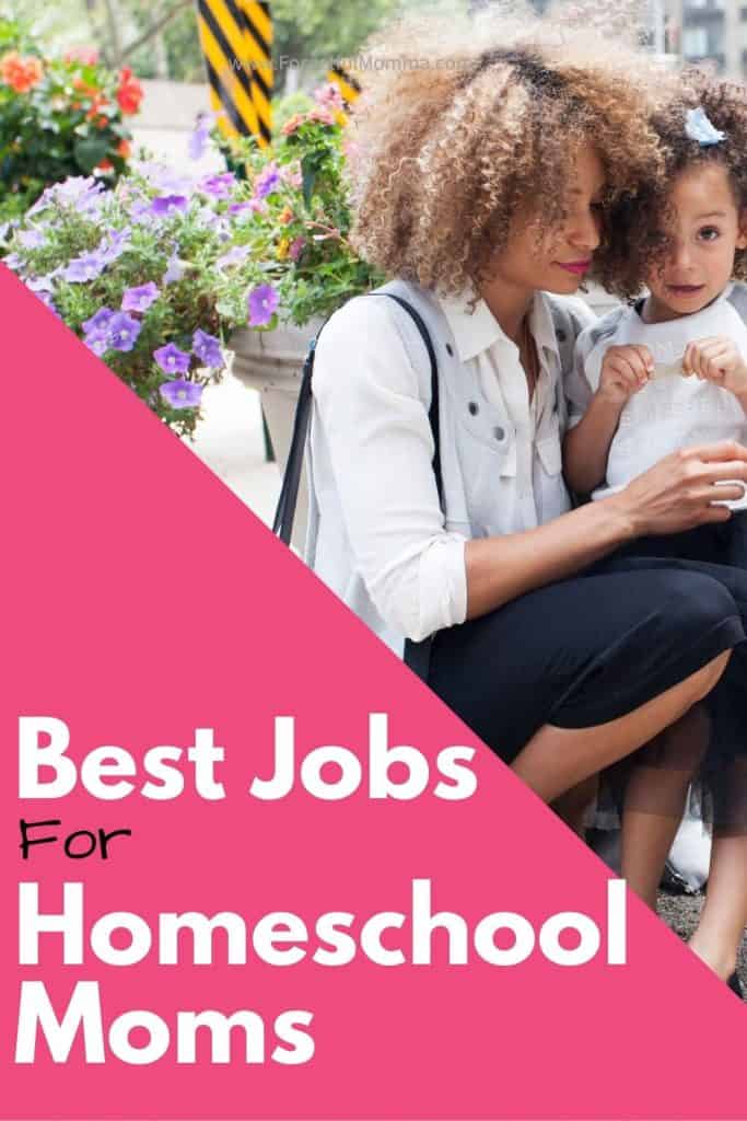 Best Jobs for homeschool moms - mom with girl child