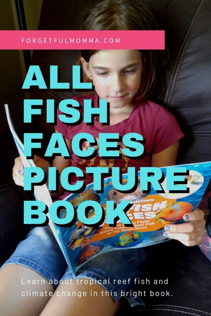 All Fish Faces Picture Book - girl reading book