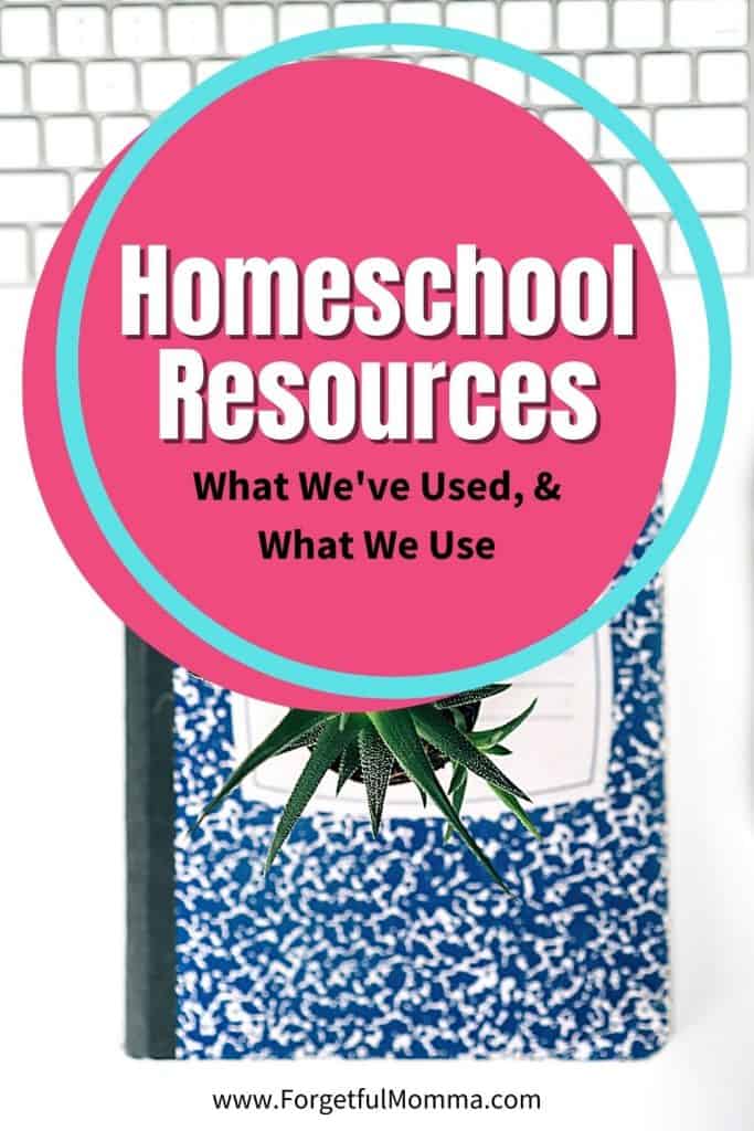 Homeschool Resources - What We've Used and Use