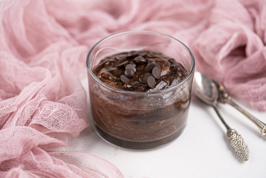 Single Serve Chocolate Pudding in A Mug