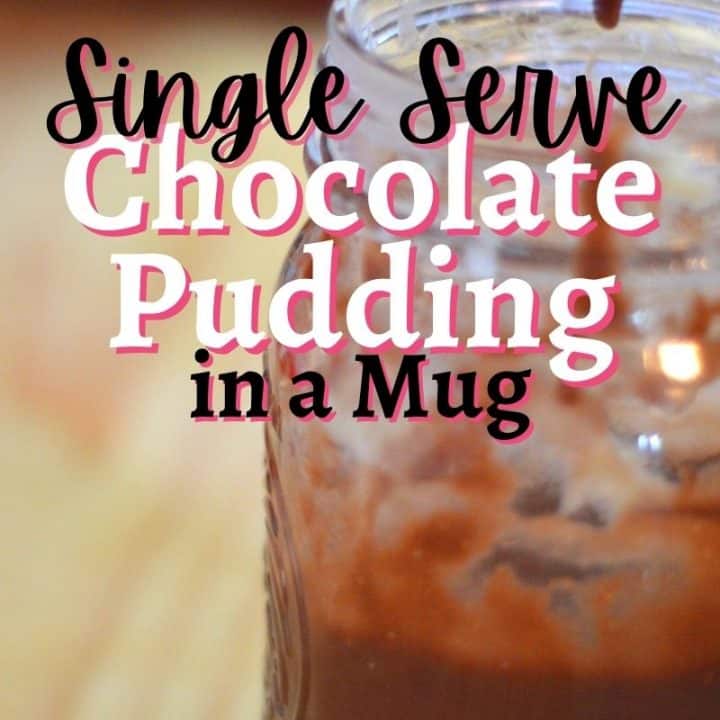 single serve pudding recipe - Chocolate pudding