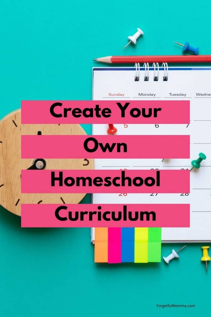 crie seu próprio currículo escolar em casa