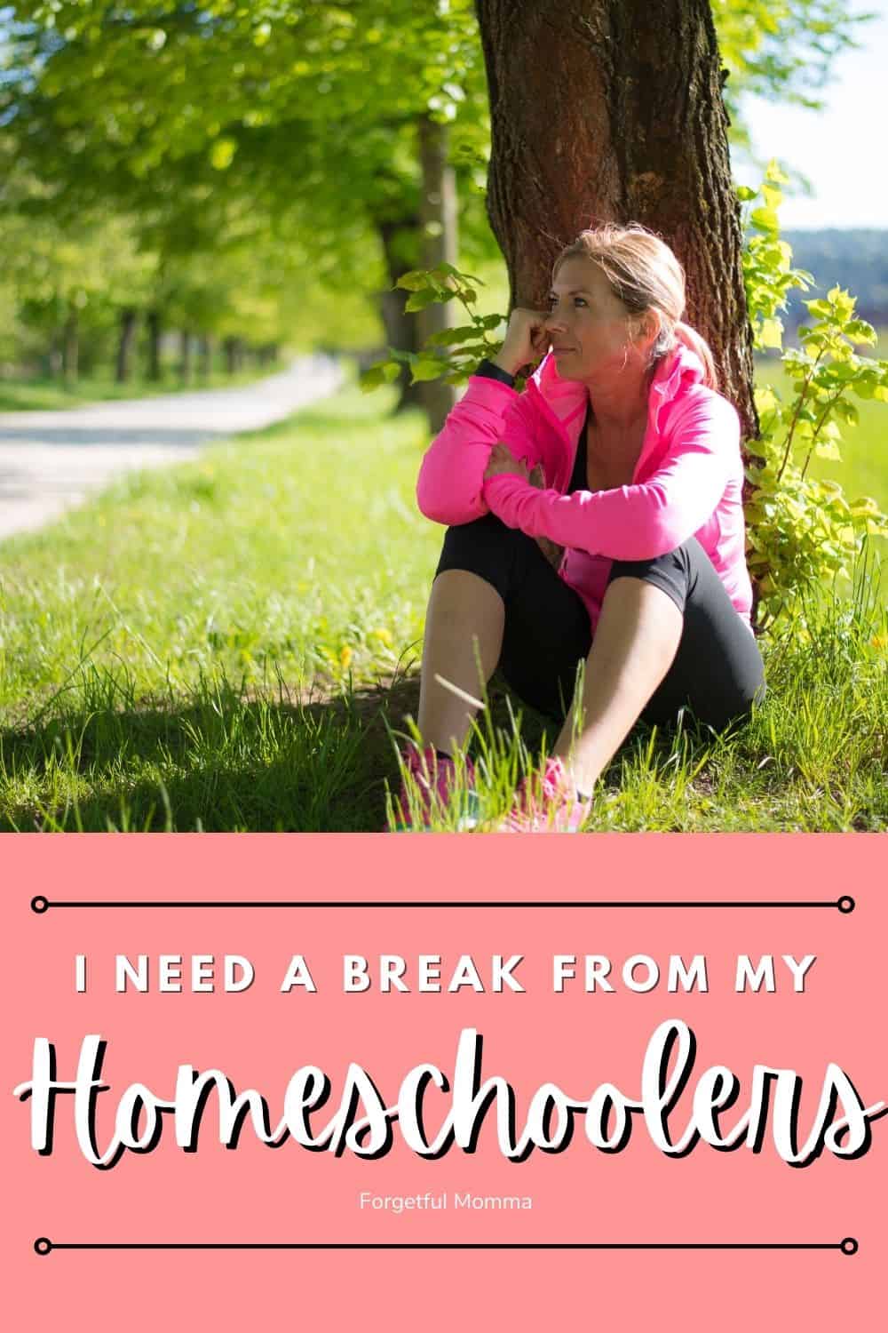 I Need A Break from My Homeschoolers