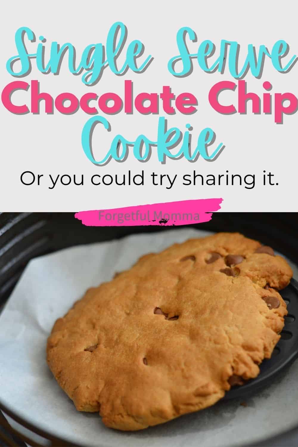 Single Serve Chocolate Chip Cookie