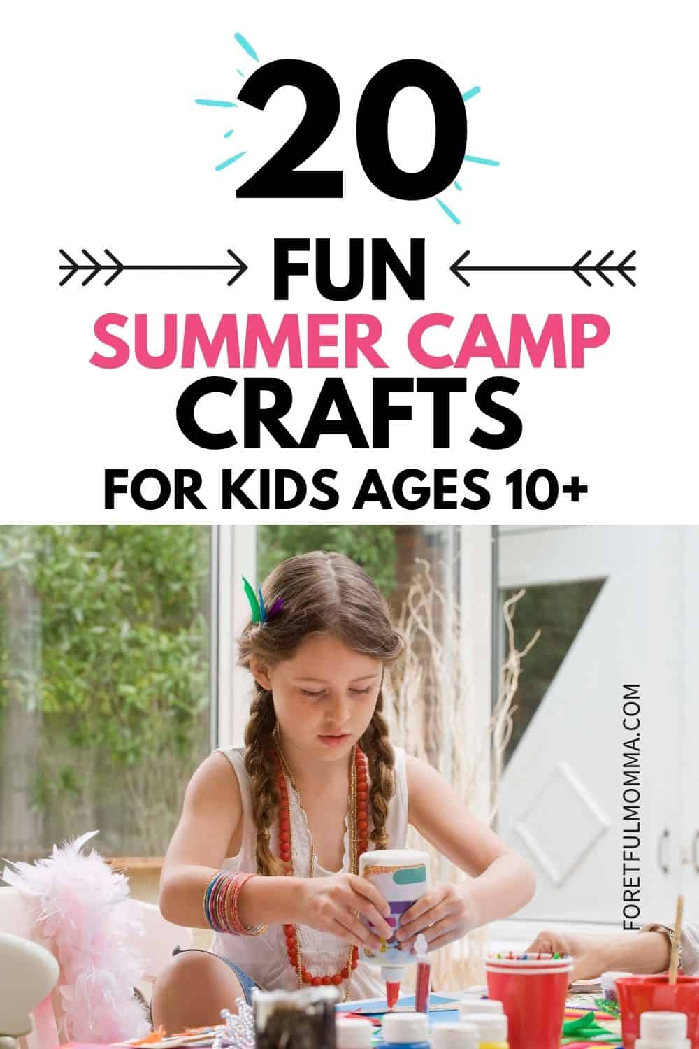 20+ Fun Summer Camp Crafts