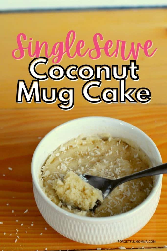 Single Serve Coconut Mug Cake