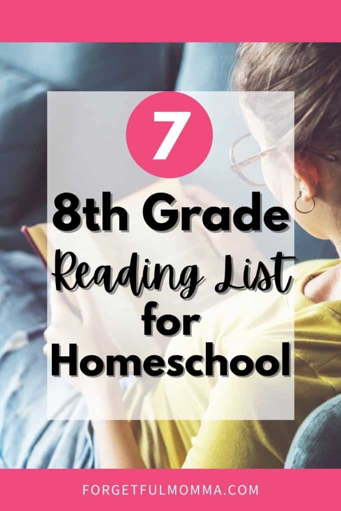 8th Grade Reading List for Homeschool