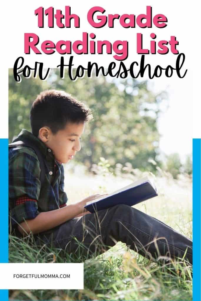 11th Grade Reading List for Homeschool