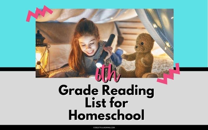6th Grade Reading List for Homeschool