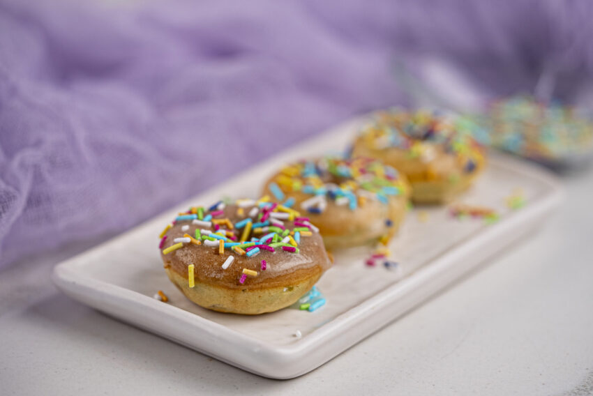 Birthday Cake Mini Donuts Recipe