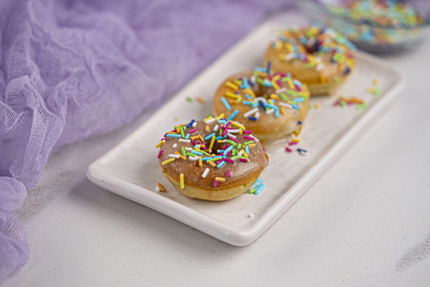 Bring these mini donuts to school for a treat