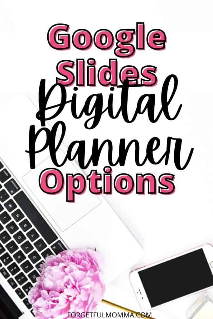 Google Slides Digital Planner Options