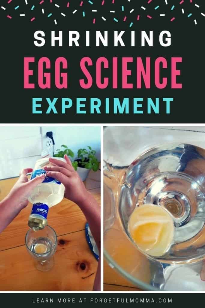 Shrinking Egg Science Experiment
