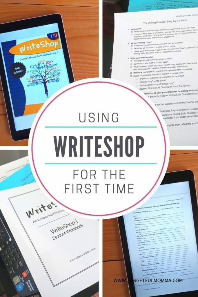 Using WriteShop Curriculum for the First Time