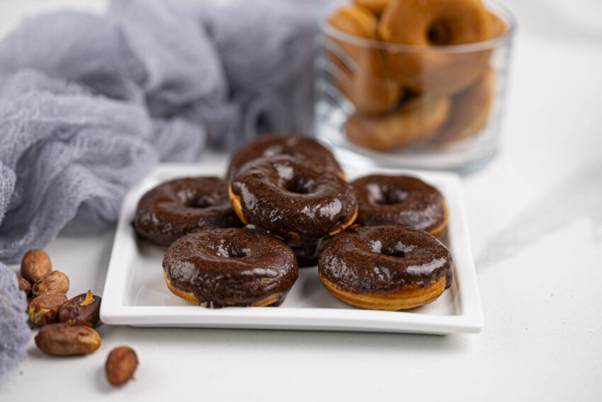 PB and Chocolate Mini Donuts