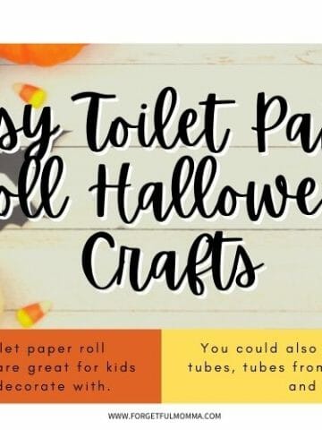 Easy Toilet Paper Roll Halloween Crafts