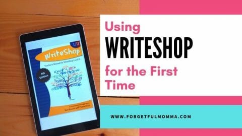 Using WriteShop Curriculum for the First Time
