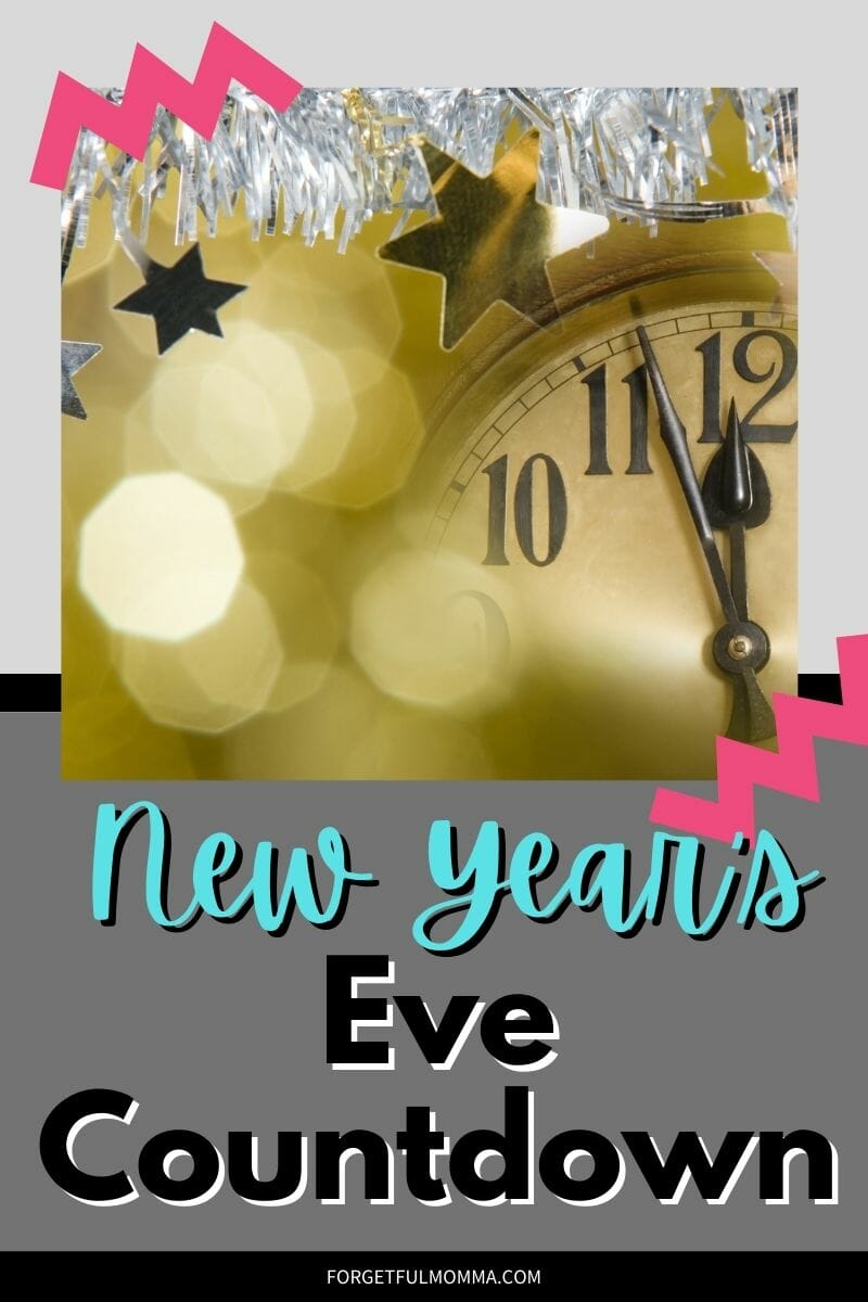 New Year's Eve Countdown for Kids Momma