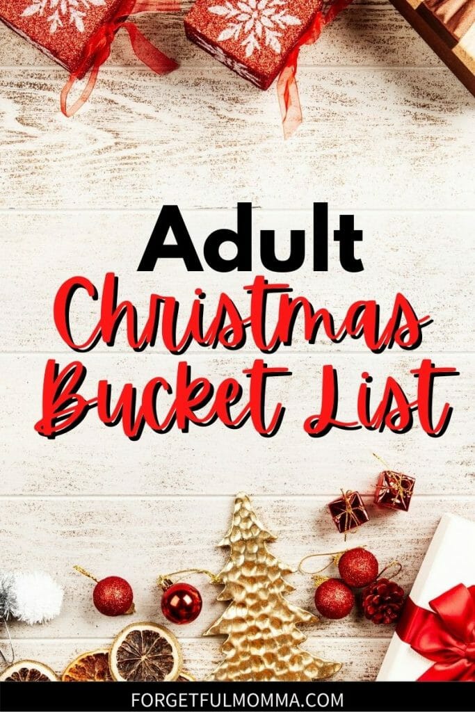 Adult Christmas Bucket List