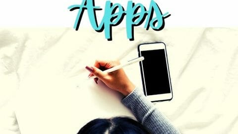 5 Apps for Homeschool Planning - Mom planning on phone
