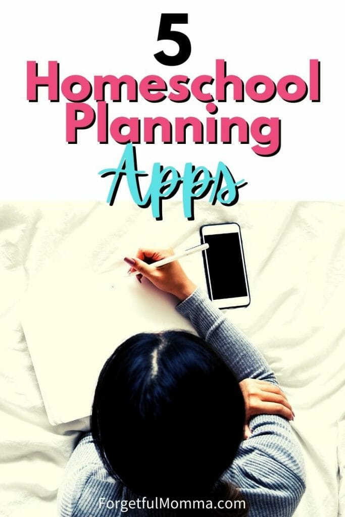 5 Apps for Homeschool Planning - Mom planning on phone