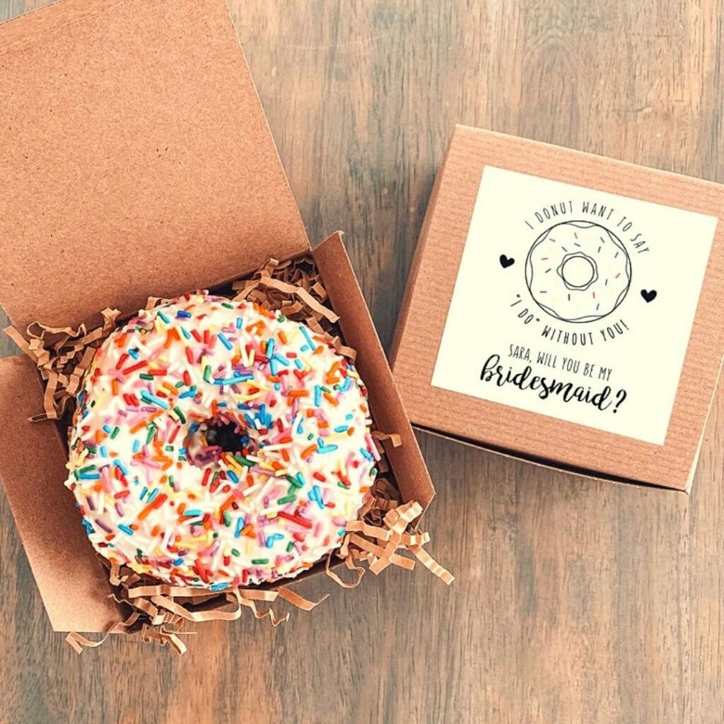 New Donut Proposal Box | Funny Donut Pun