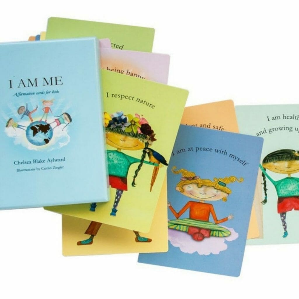 Affirmation cards for kids, deck of positive affirmations