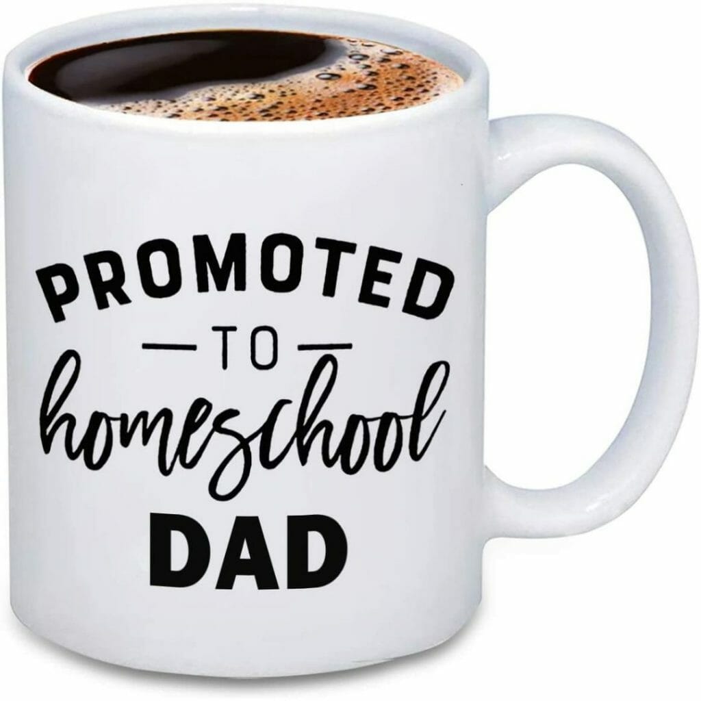 promoted to homeschool dad mug