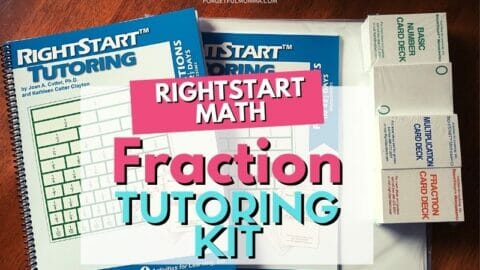 RightStart Math - Math Tutoring Fractions Kit still in box