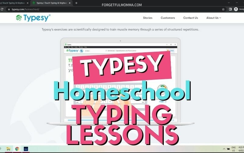 Typesy Homeschool Typing Lessons