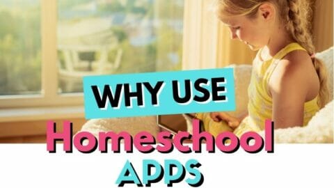 girl using a tablet with text overlay