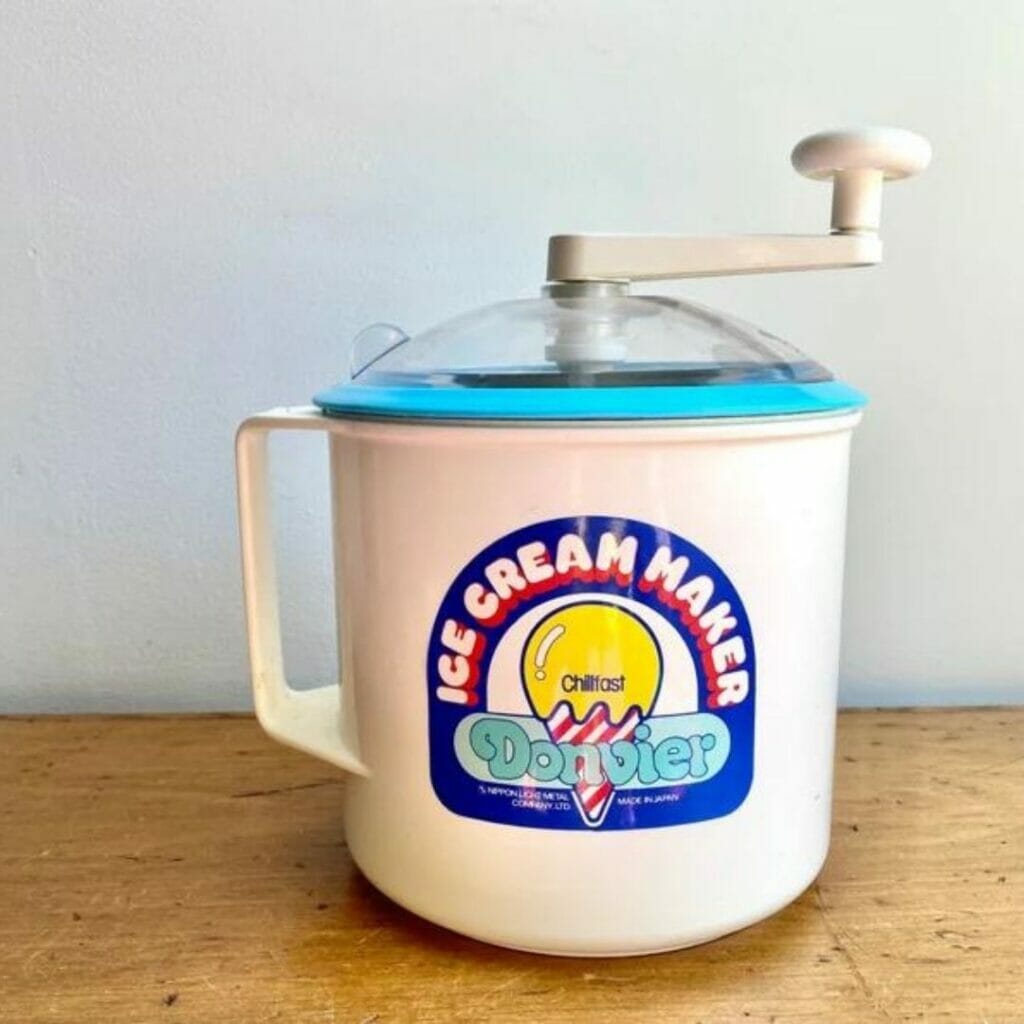Vintage Donvier Ice Cream Maker Machine