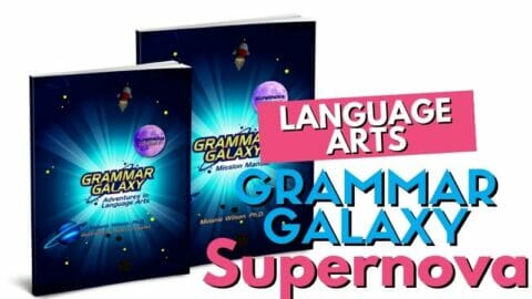 Grammar Galaxy Supernova book covers with text overlay