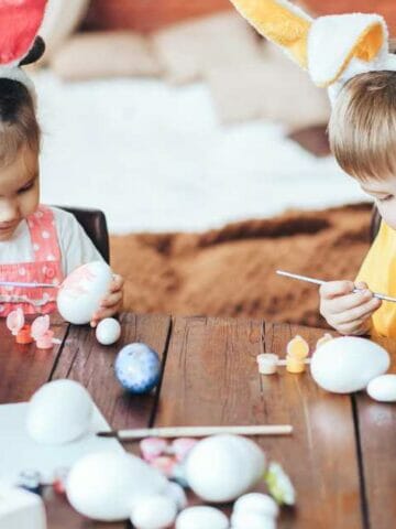 easter rock painting idea