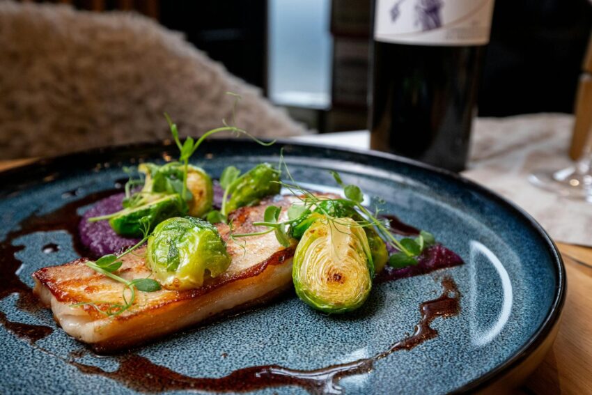 Glazed brussels sprouts