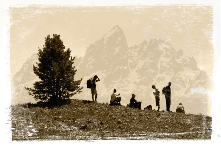 Kids immersed in the ranch life at Teton Valley Ranch Camp