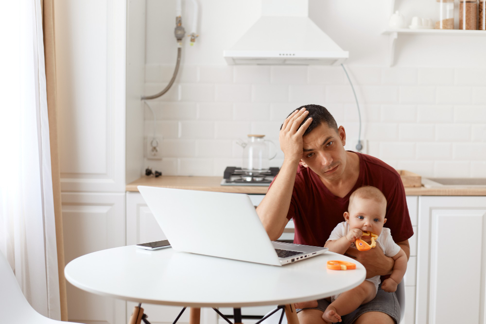 Parent feeling tired from Magnific